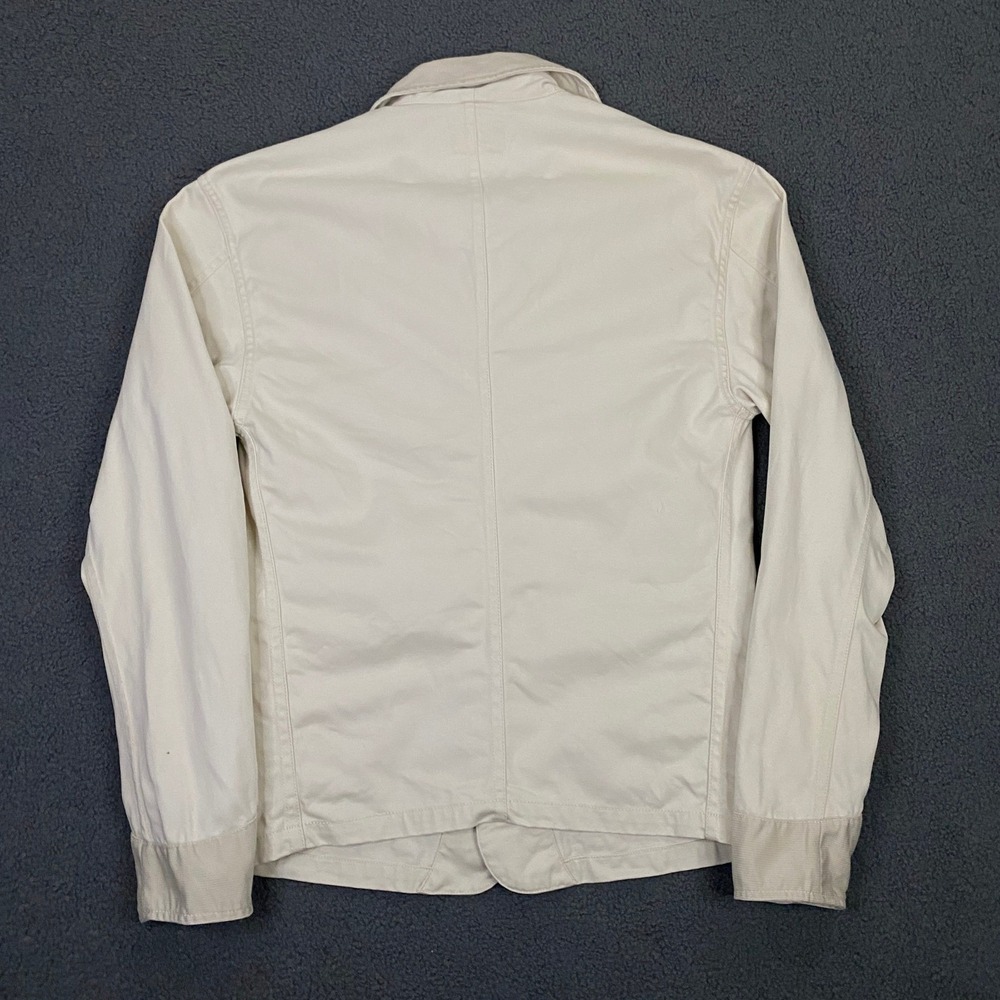 RRL Ralph Lauren Chore Jacket FITS Mens SMALL Canvas Corduroy Collar Barn Coat - Picture 9 of 16